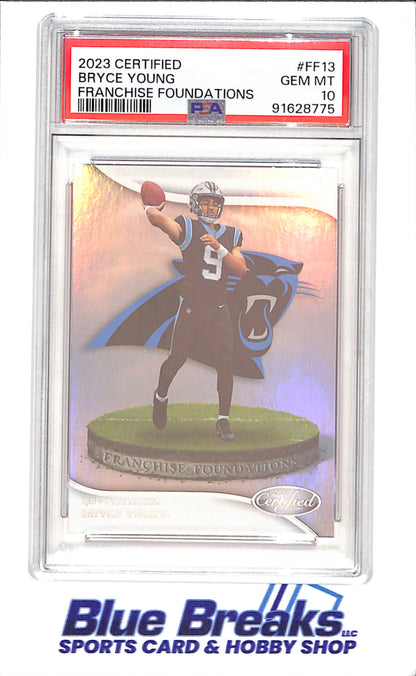 2023 Certified - Bryce Young - Franchise Foundations - PSA 10 - Carolina Panthers - Football - #FF13