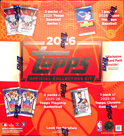 2026 Topps MLB x NBA Official Collectors Kit - Sealed Wax
