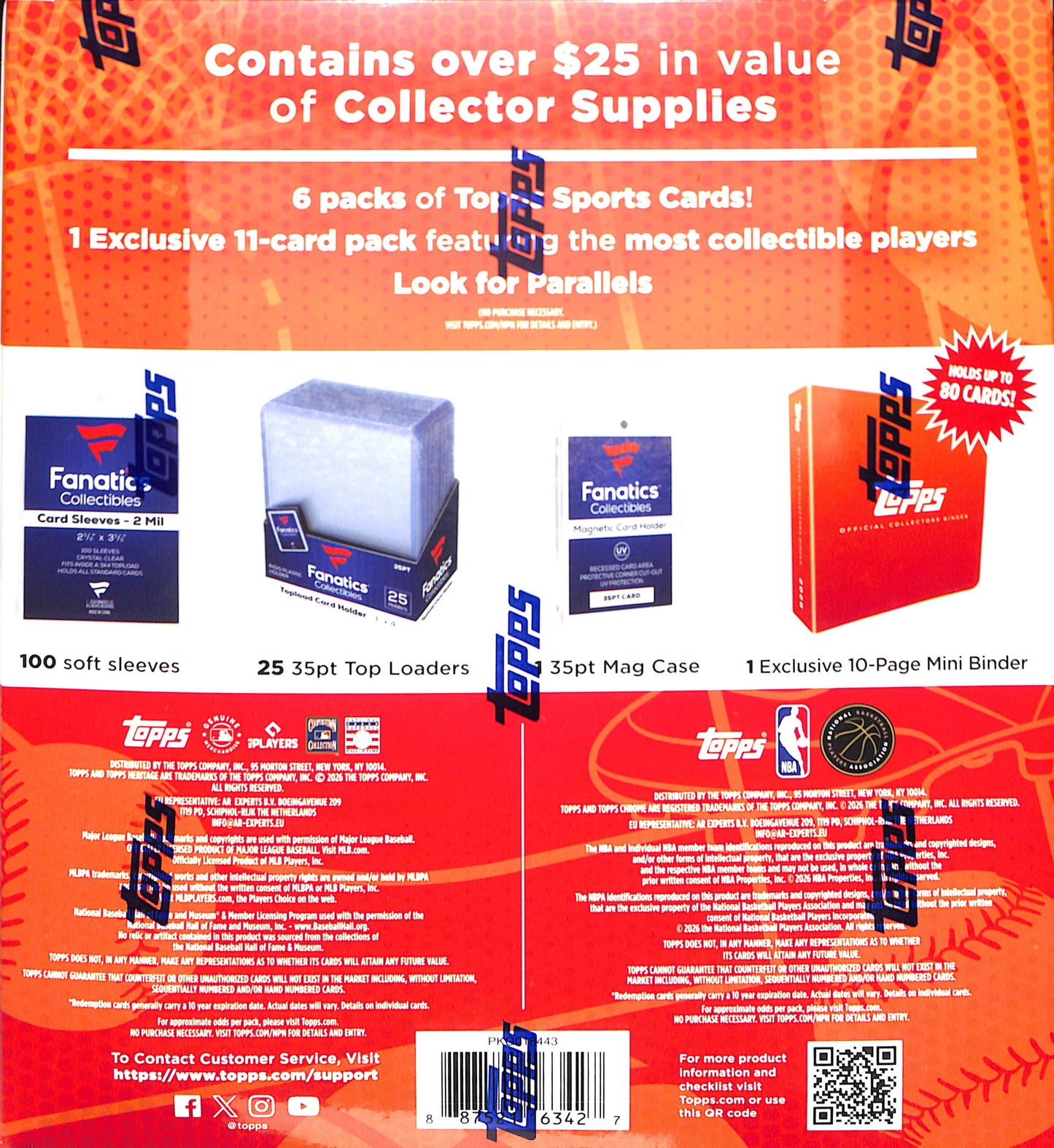 2026 Topps MLB x NBA Official Collectors Kit - Sealed Wax