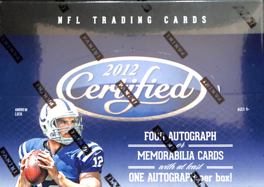 2012 Certified Football Hobby Box - Sealed Wax