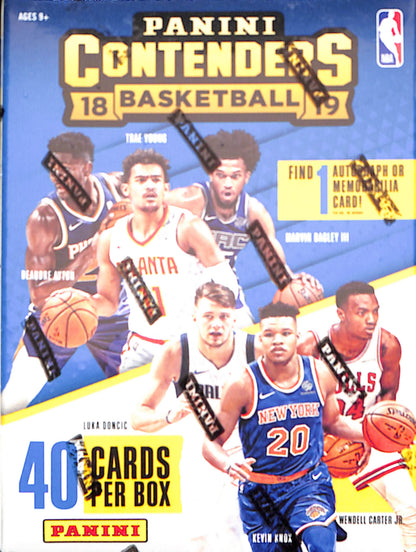 2018-19 Panini Contenders Basketball Blaster - Sealed Wax
