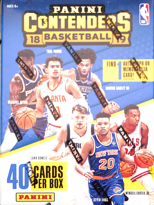 2018-19 Panini Contenders Basketball Blaster - Sealed Wax