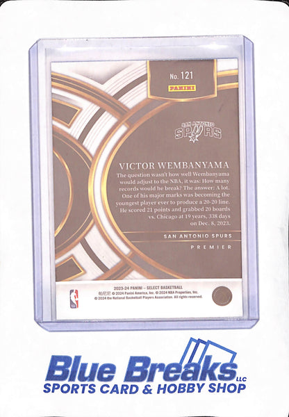 2023-24 Panini Select - Victor Wembanyama - San Antonio Spurs - Blue - RC - #121
