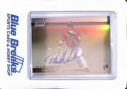 2021 Topps Stadium Club Chrome - Daulton Varsho - Autograph - Arizona Diamondbacks - RC - #SCCBA-DV