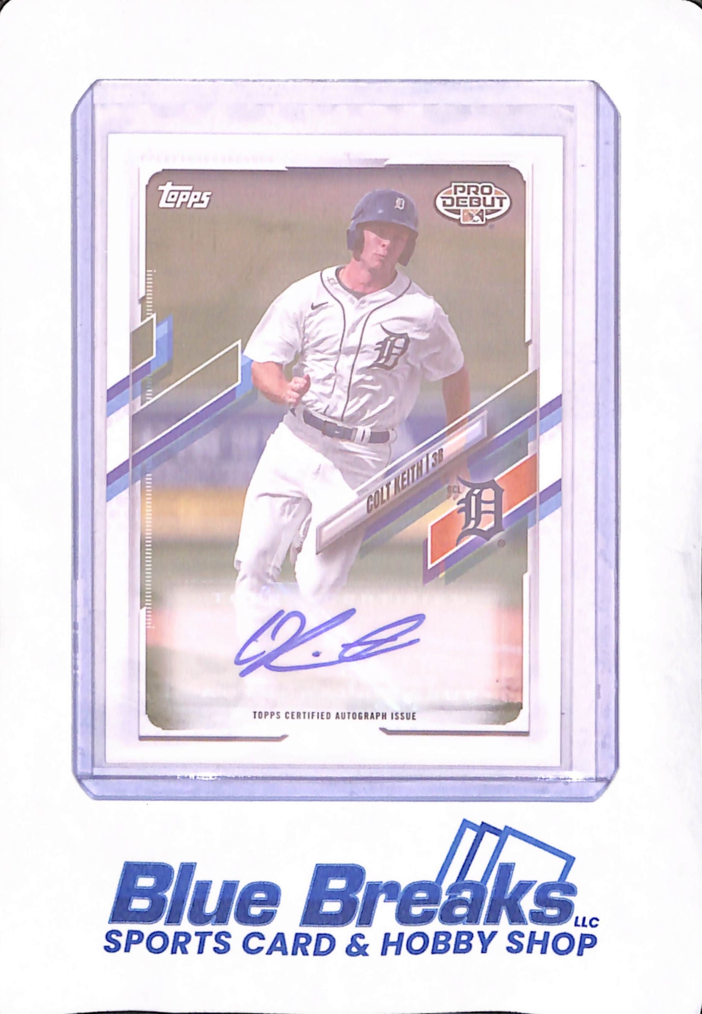 2021 Topps Pro Debut - Colt Keith - Autograph - Detroit Tigers - Baseball - #PD-119