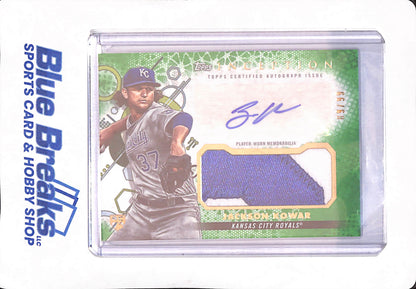 2019 Topps Inception - Jackson Kowar - Kansas City Royals - Baseball - Autograph - Relic - RC - 09/99 - Green - #IAP-JK
