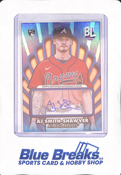 2024 Topps Big League - AJ Smith-Shawver - Autograph - Atlanta Braves - RC - Opening Act - #OOA-AS
