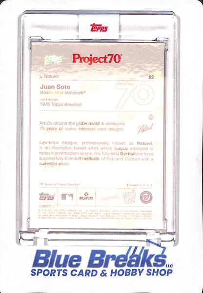 2021 Topps - Project 70 - Juan Soto - by Naturel - Washington Nationals - Baseball - #22
