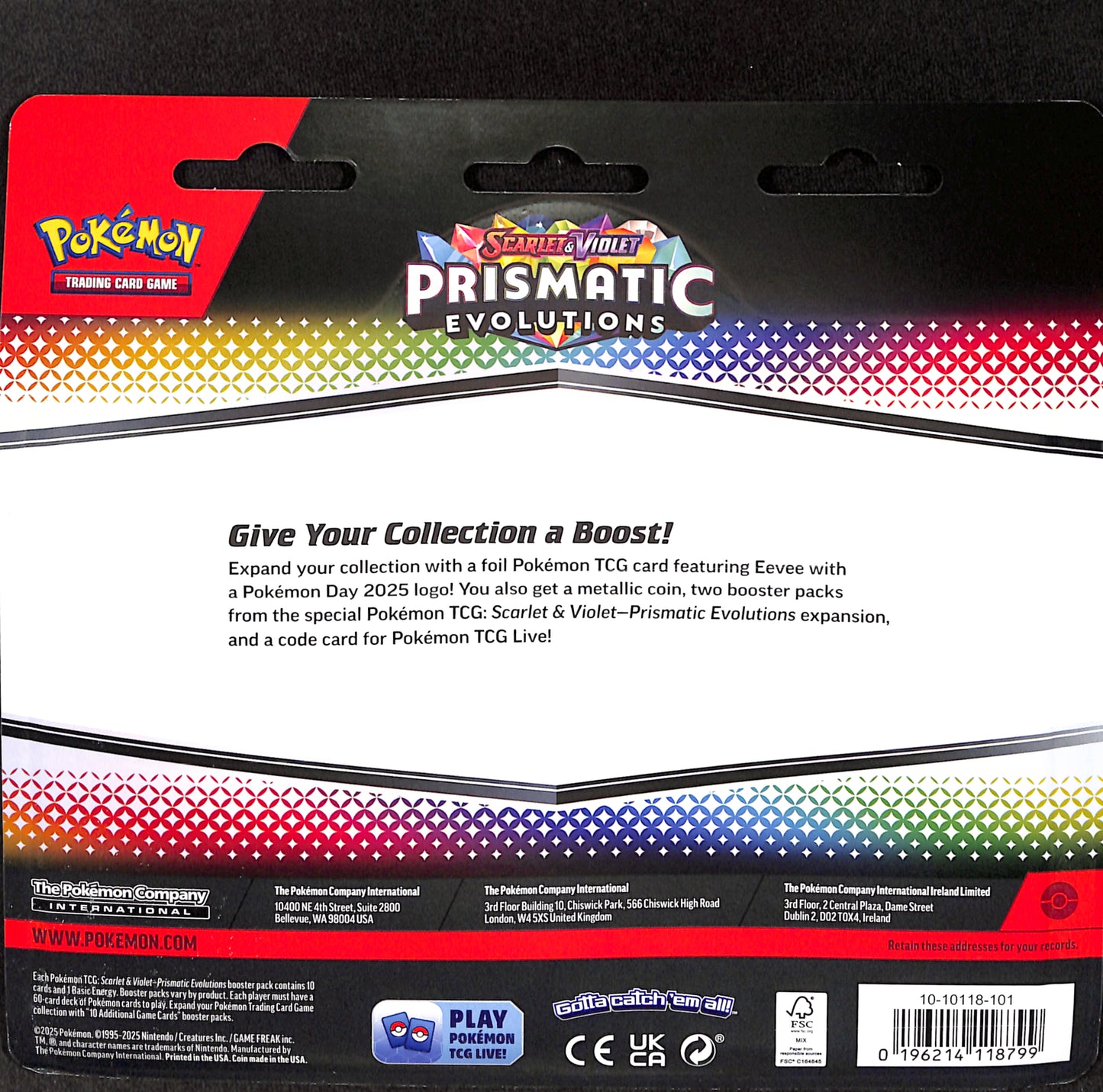 Pokémon - Prismatic Evolutions 2-Pack Blister - Eevee - Sealed Wax