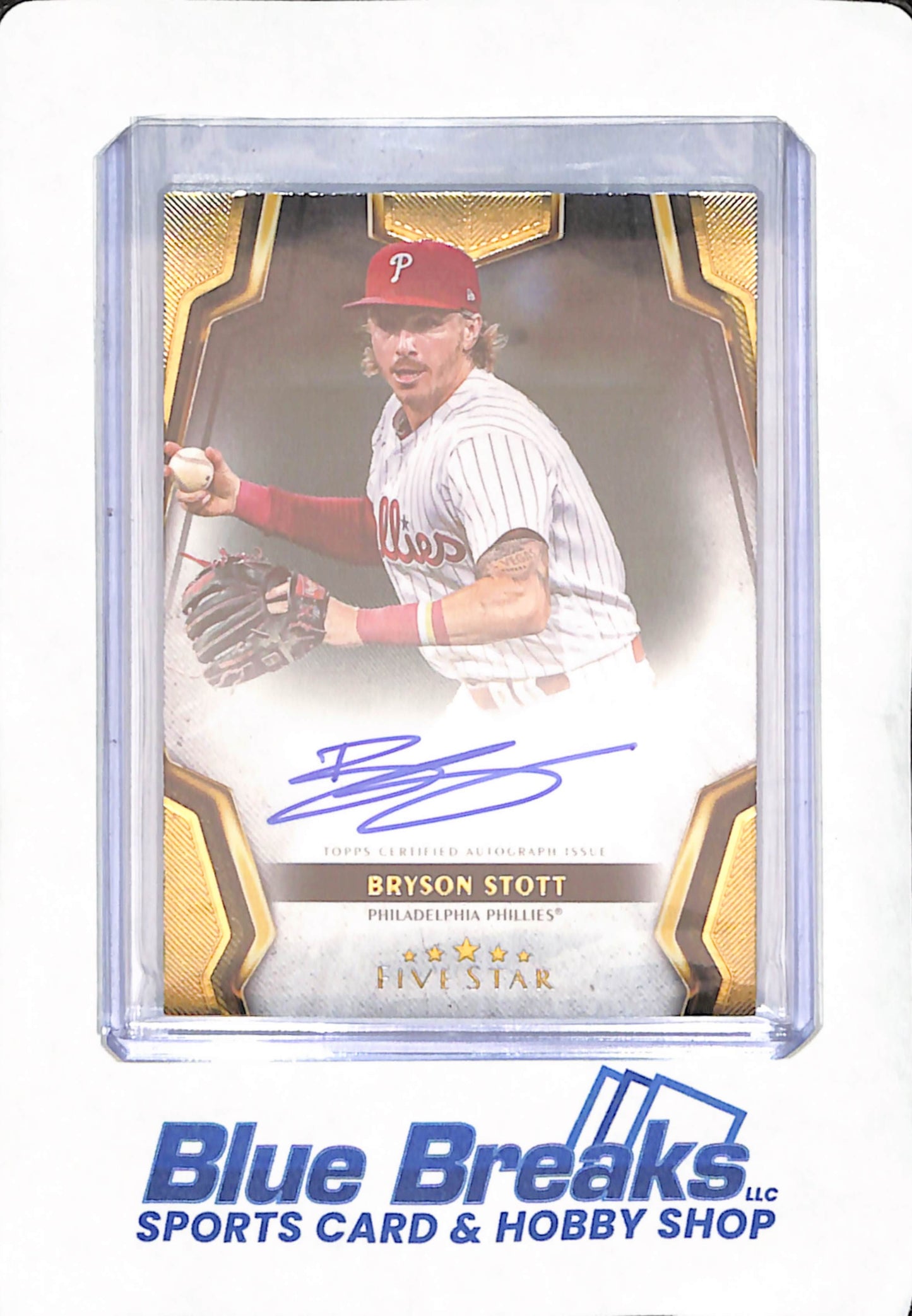2024 Topps Five Star - Bryson Stott - Autograph - Philadelphia Phillies - Baseball - #FSA-BST