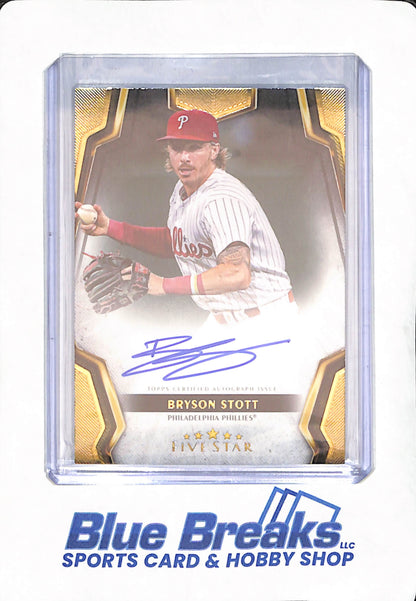2024 Topps Five Star - Bryson Stott - Autograph - Philadelphia Phillies - Baseball - #FSA-BST