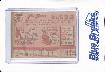 1958 Topps - Yogi Berra - New York Yankees - Baseball - #370