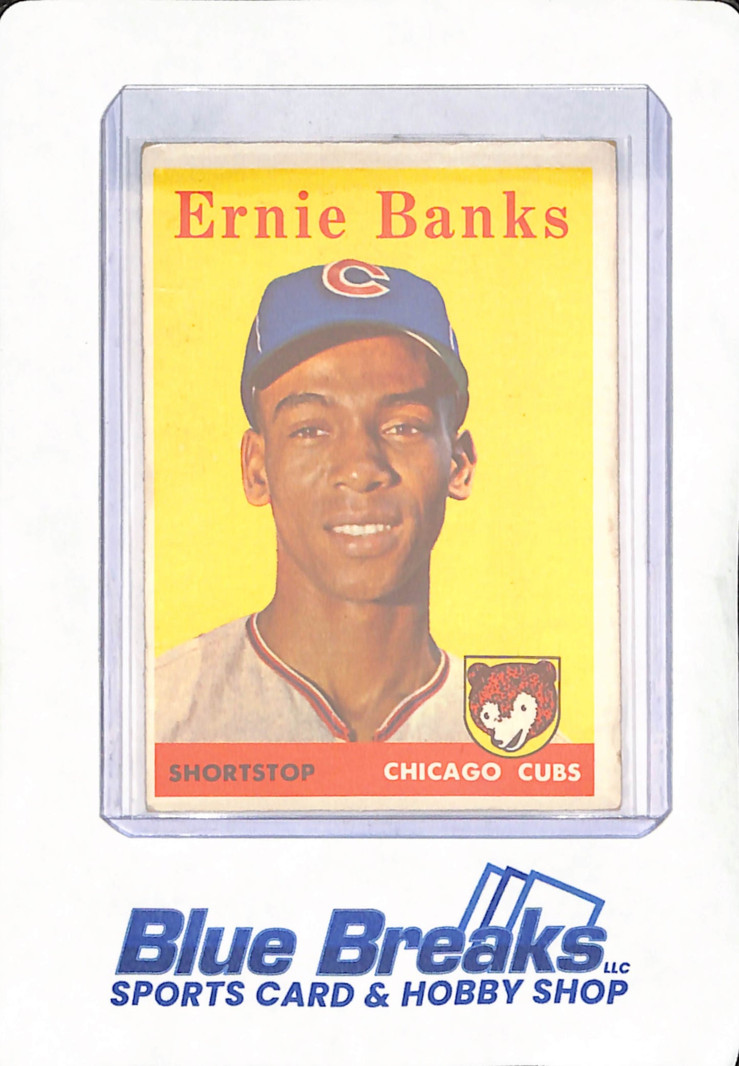 1958 Topps - Ernie Banks - Chicago Cubs - Baseball - #310