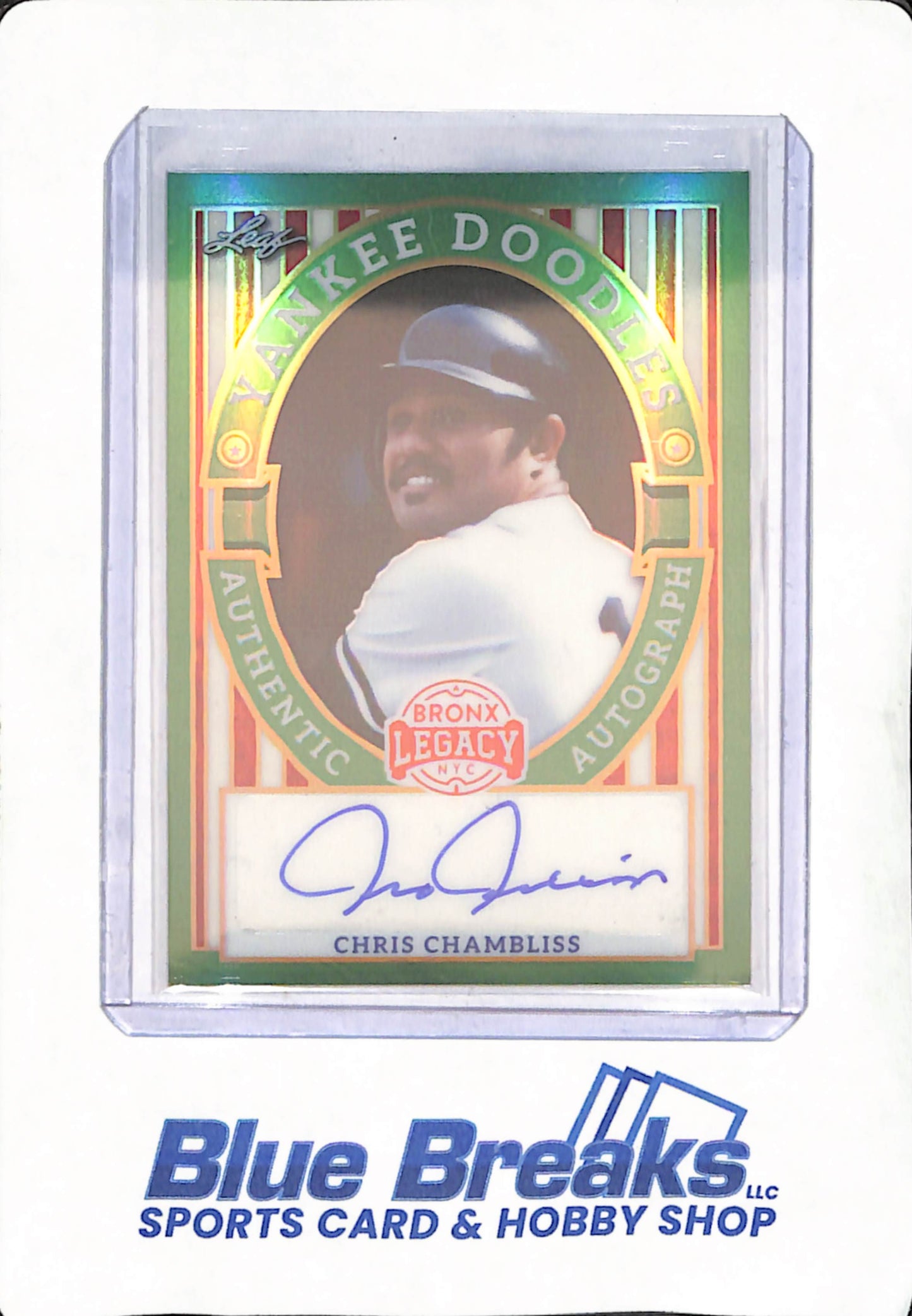 2024 Leaf Bronx Legacy Yankee Doodles - Chris Chambliss - Autograph - New York Yankees  - Baseball - 6/6 - #YD-CC1