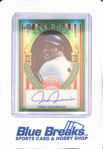 2024 Leaf Bronx Legacy Yankee Doodles - Chris Chambliss - Autograph - New York Yankees  - Baseball - 6/6 - #YD-CC1