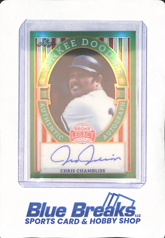 2024 Leaf Bronx Legacy Yankee Doodles - Chris Chambliss - Autograph - New York Yankees  - Baseball - 6/6 - #YD-CC1