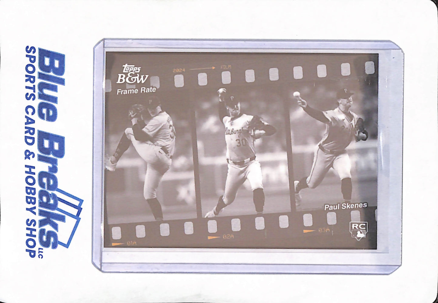 2024 Topps Black & White - Paul Skenes - Pittsburgh Pirates - Baseball - #FR5