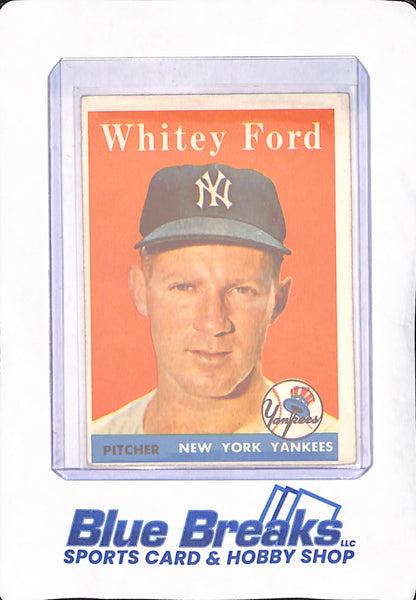 1958 Topps - Whitey Ford - New York Yankees - Baseball - #320