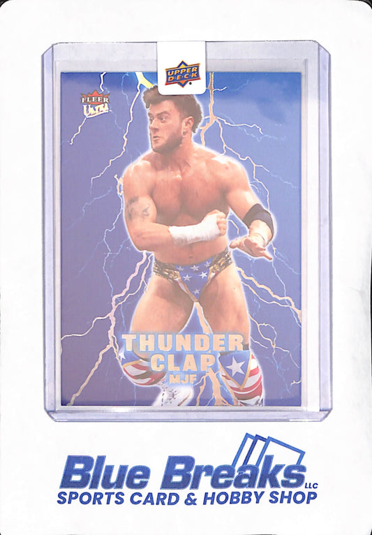 2025 Upper Deck - Fleer Ultra - Thunder Clap - AEW - MJF - 6 of 15