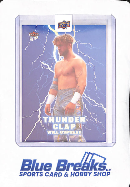2025 Upper Deck - Fleer Ultra - Thunder Clap - AEW - Will Ospreay - 7 of 15