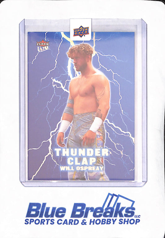 2025 Upper Deck - Fleer Ultra - Thunder Clap - AEW - Will Ospreay - 7 of 15