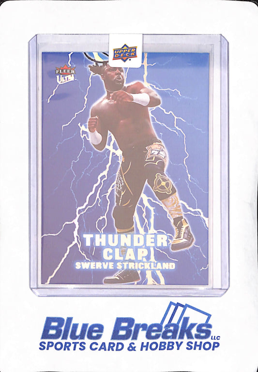 2025 Upper Deck - Fleer Ultra - Thunder Clap - AEW - Swerve Strickland - 9 of 15