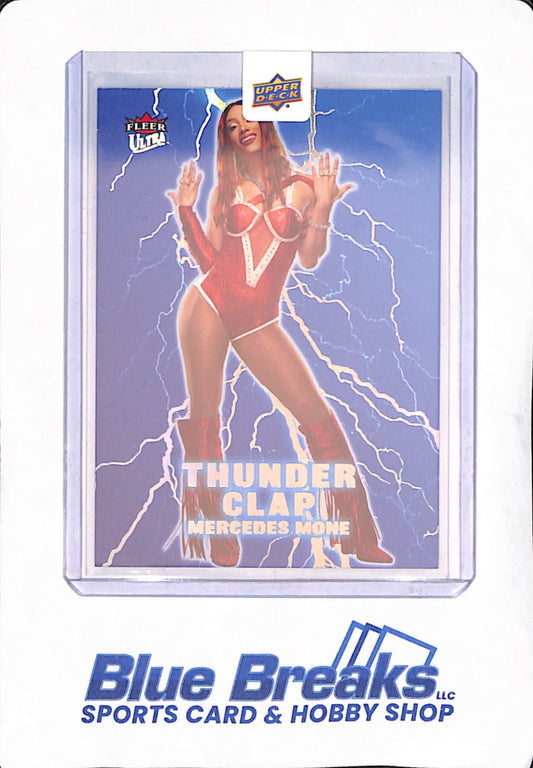 2025 Upper Deck - Fleer Ultra - Thunder Clap - AEW - Mercedes Mone - 10 of 15