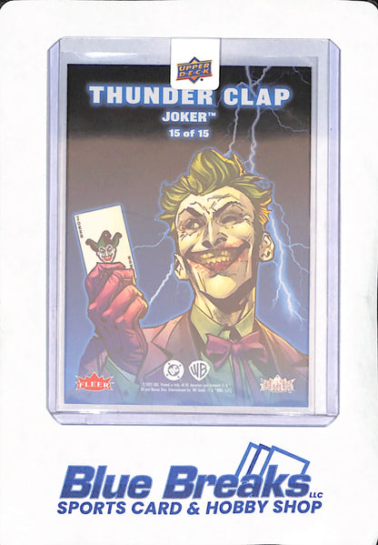 2025 Upper Deck - Fleer Ultra - Thunder Clap - Joker - Warner Brothers - DC - 15 of 15