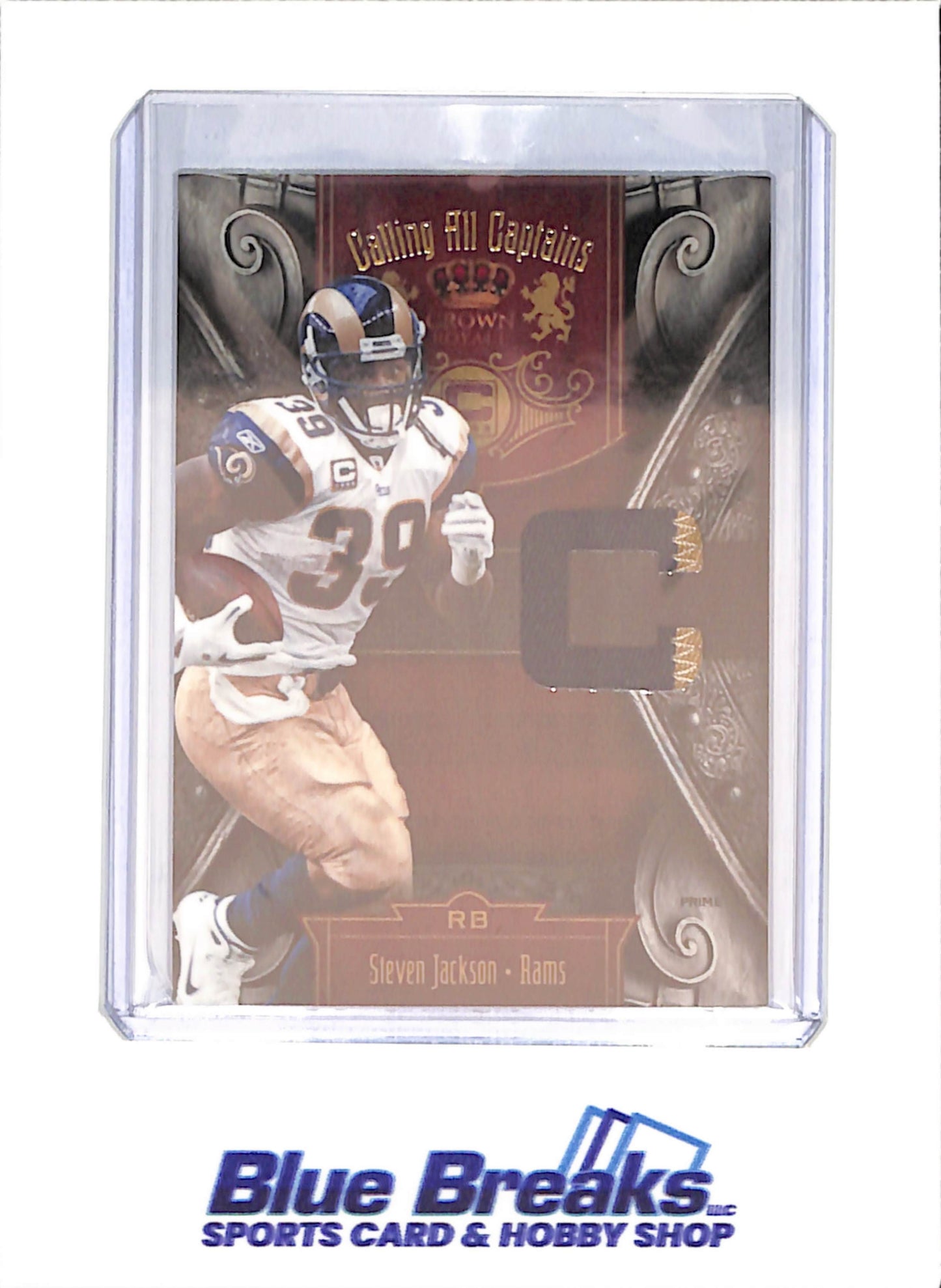 2011 Panini - Steven Jackson - Calling all Captains - Relic - 1/50 - St Louis Rams - Football - Football - #20