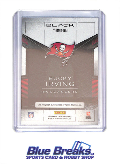 2025 Panini Black - Bucky Irving - Metallic Marks - 212/299 - Autograph - Tampa Bay Buccaneers - Football - #MMK-BIG