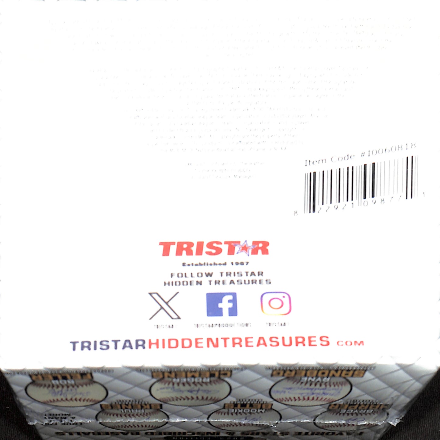2025 Tristar Hidden Treasures Platinum Autographed Baseballs - Sealed Wax