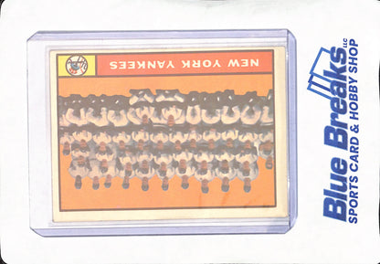 1961 Topps - New York Yankees Team Card - Baseball - #228