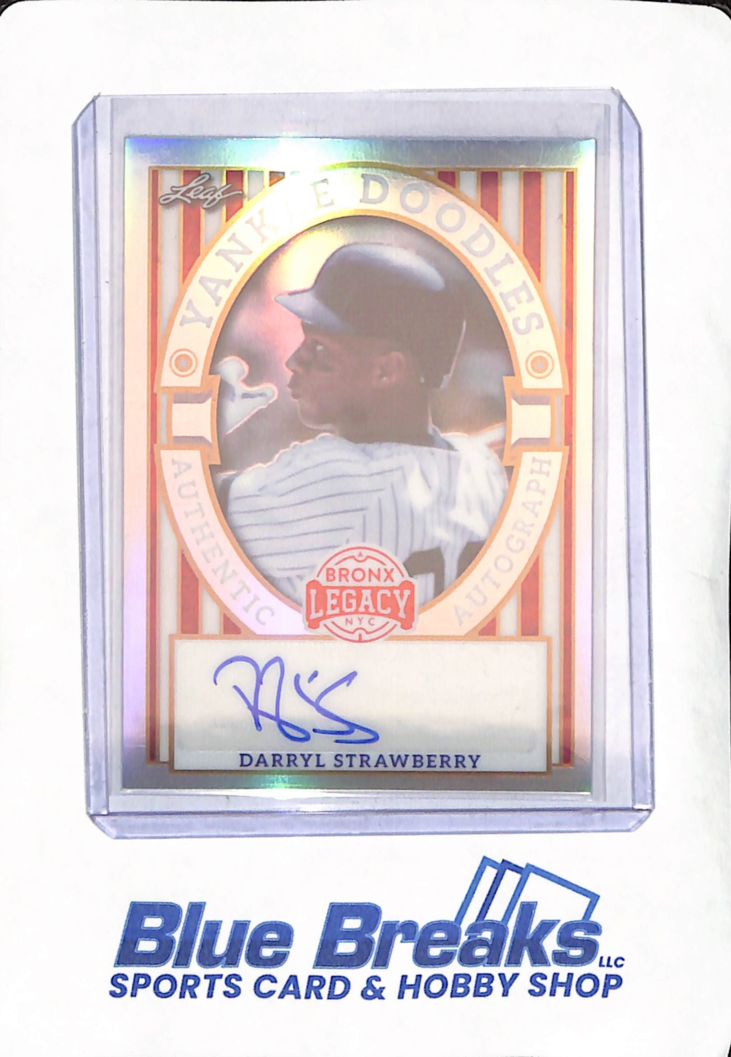 2024 Leaf Bronx Legacy - Yankee Doodles - Darryl Strawberry - Autograph - New York Yankees - Baseball - 25/35 - #YD-DS1