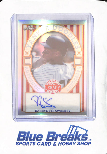 2024 Leaf Bronx Legacy - Yankee Doodles - Darryl Strawberry - Autograph - New York Yankees - Baseball - 25/35 - #YD-DS1