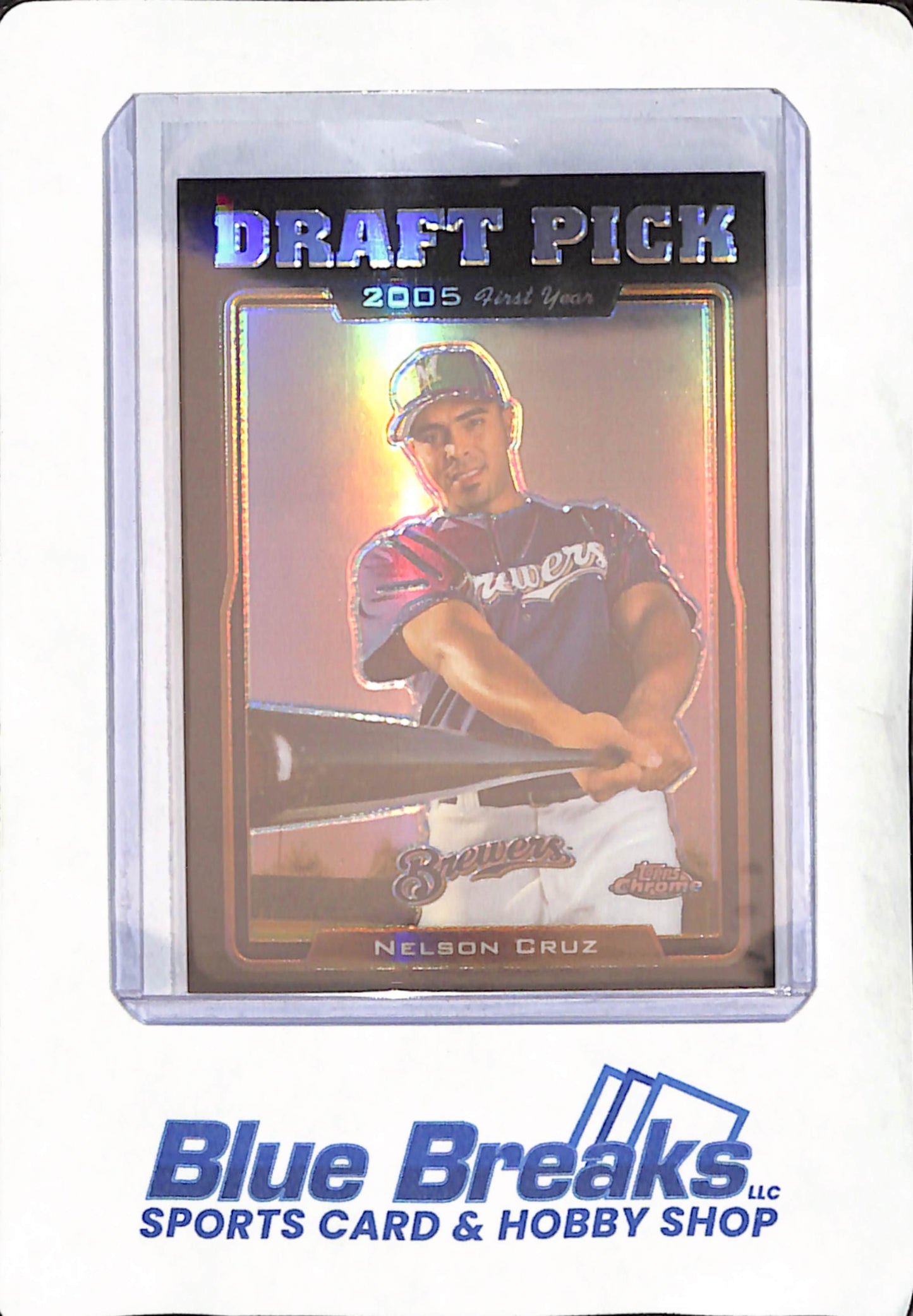 2005 Topps Chrome Update - Nelson Cruz - Draft Pick - Milwaukee Brewers - 179/250 - #UH210