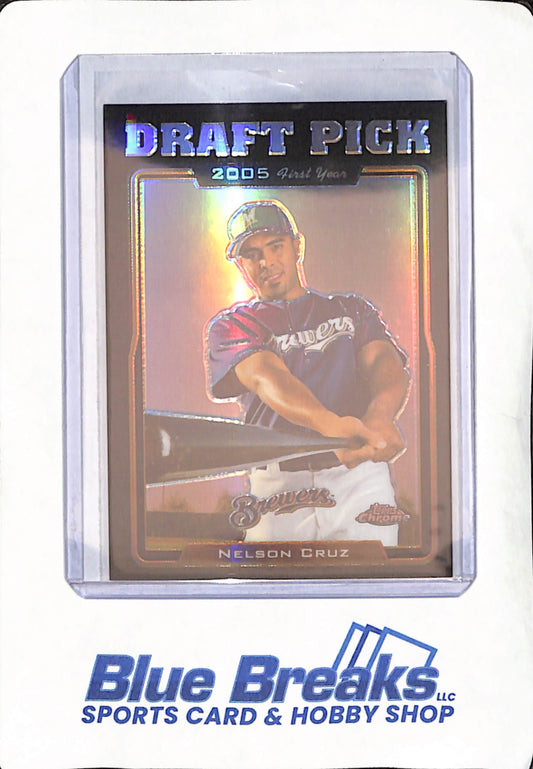 2005 Topps Chrome Update - Nelson Cruz - Draft Pick - Milwaukee Brewers - 179/250 - #UH210