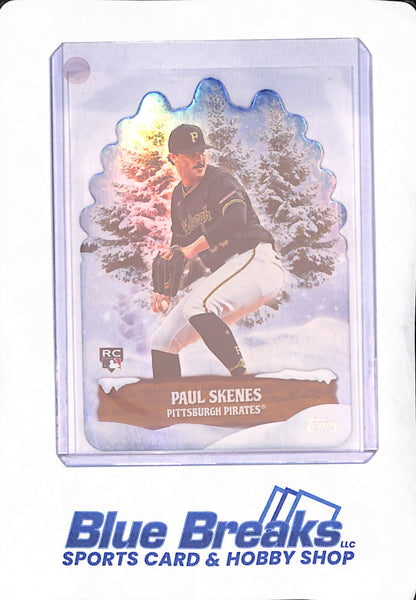 2024 Topps Holiday - Paul Skenes - Die-cut - Pittsburgh Pirates - Baseball - Evergreen Card - #EG-25