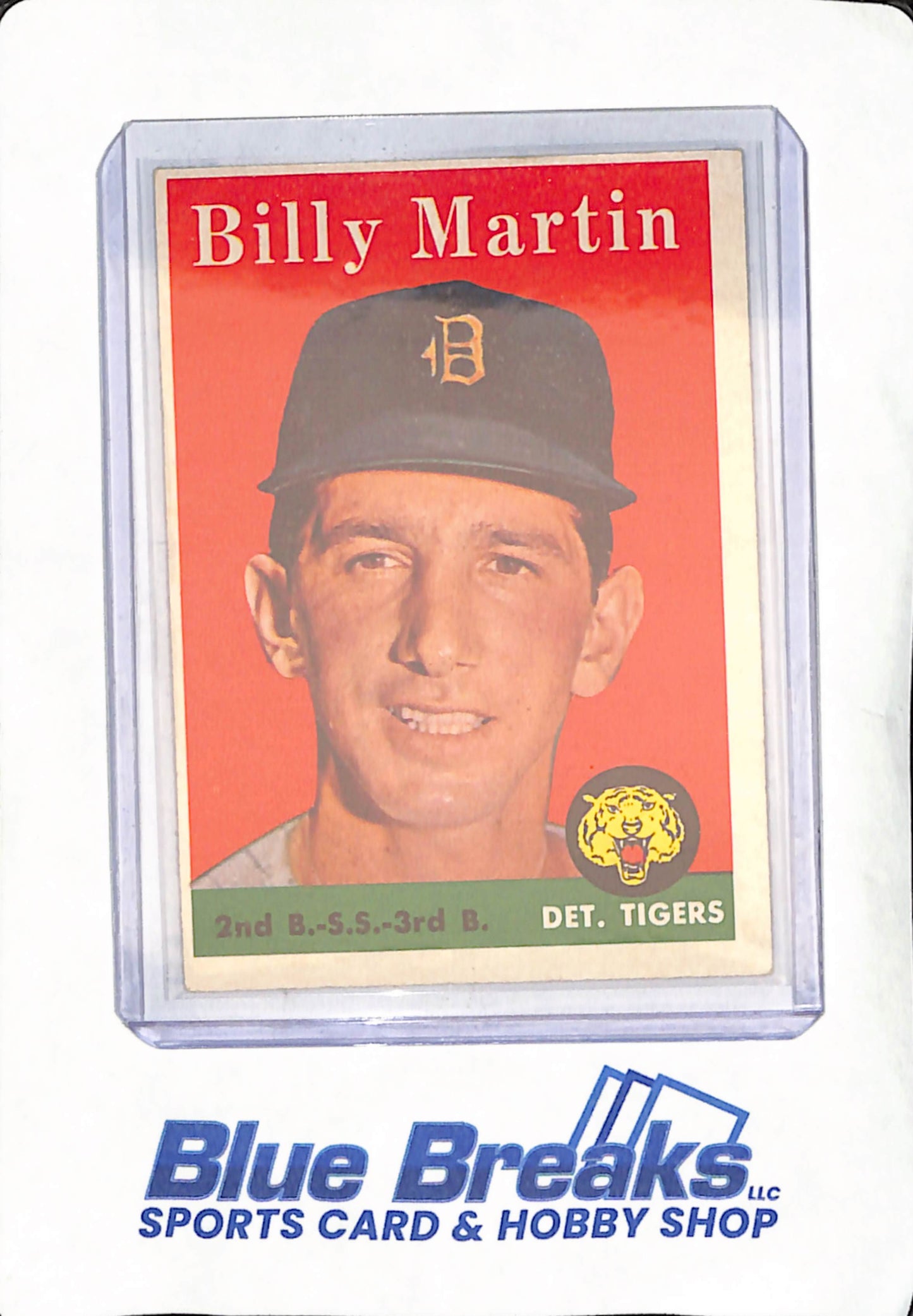 1958 Topps - Billy Martin - Detroit Tigers - Baseball - #271