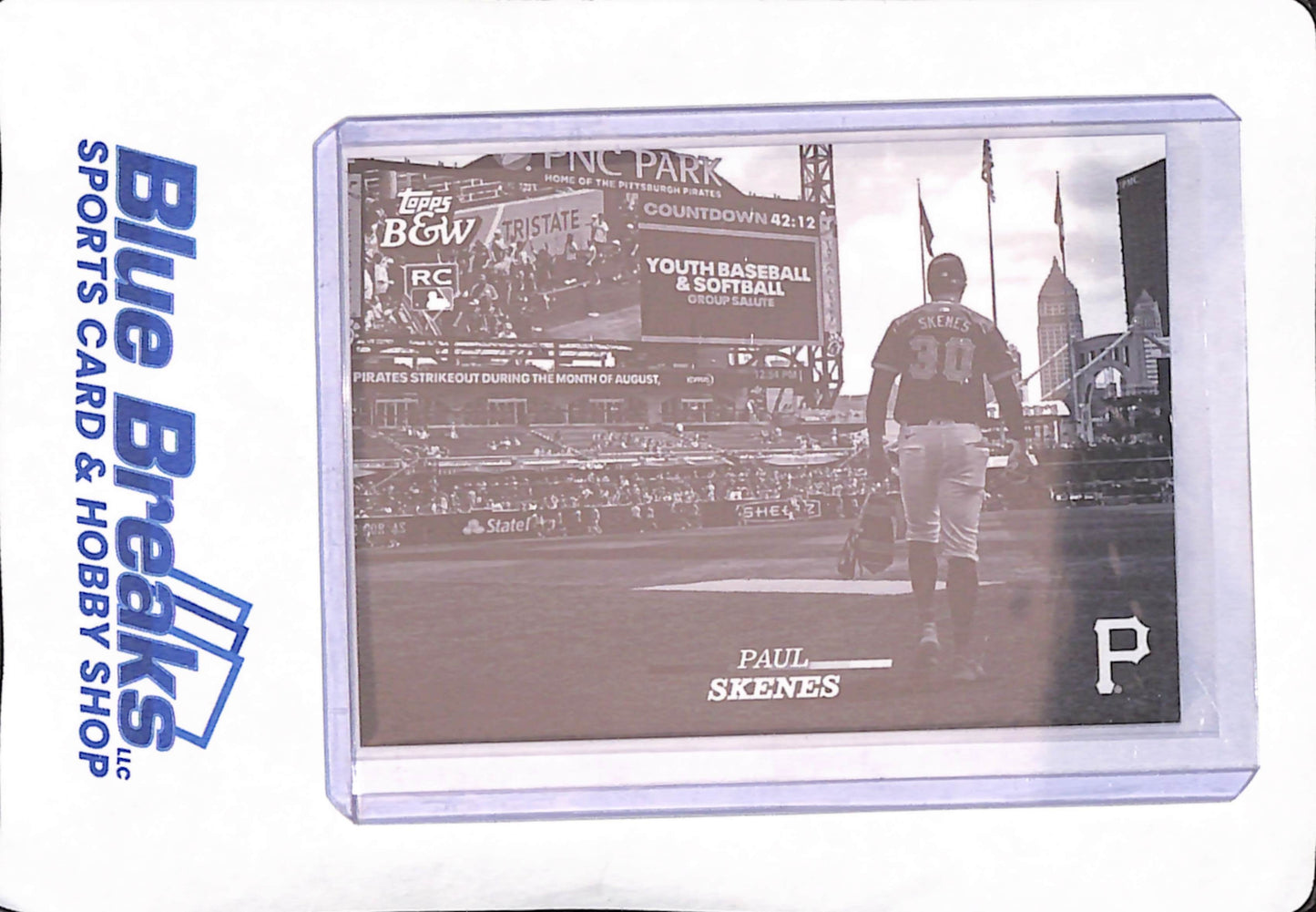 2024 Topps Black & White - Paul Skenes - Pittsburgh Pirates - Baseball - #66