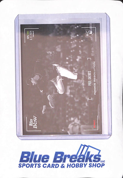 2024 Topps Black & White - Paul Skenes - Pittsburgh Pirates - Baseball - #RR17