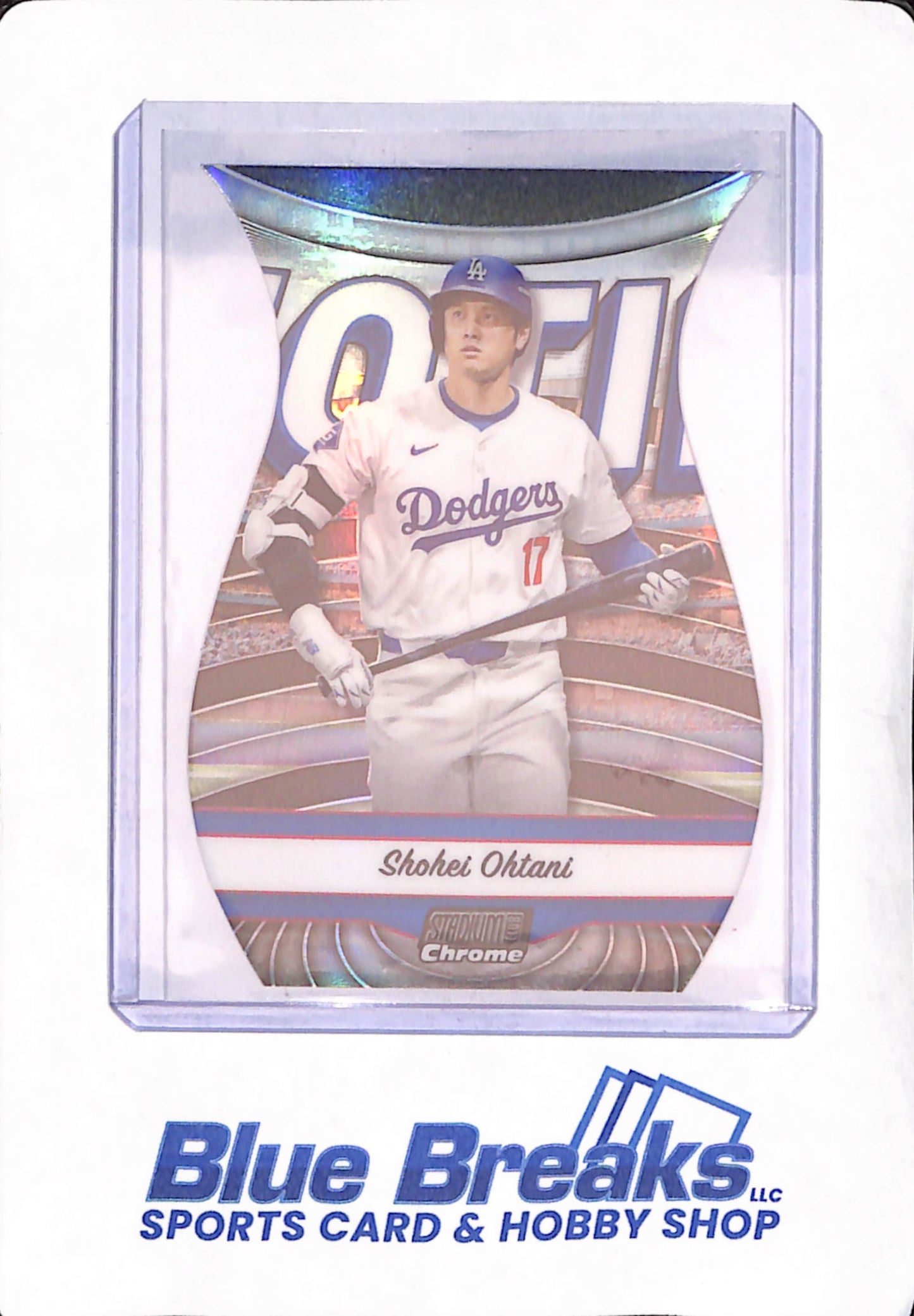2024 Topps Stadium Club Chrome - Shohei Ohtani - Die-cut - Los Angeles Dodgers - Baseball - "SHOTIME" - #TVN-2
