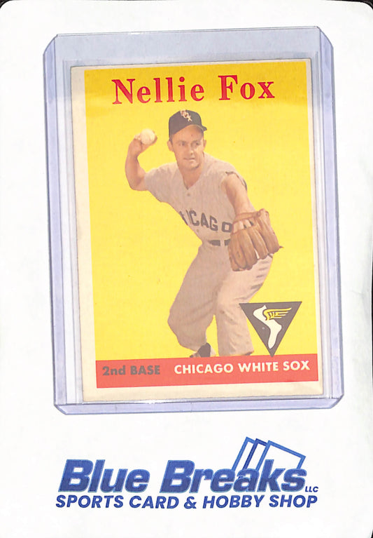 1958 Topps - Nellie Fox - Chicago White Sox - Baseball - #400