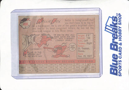 1958 Topps - Nellie Fox - Chicago White Sox - Baseball - #400