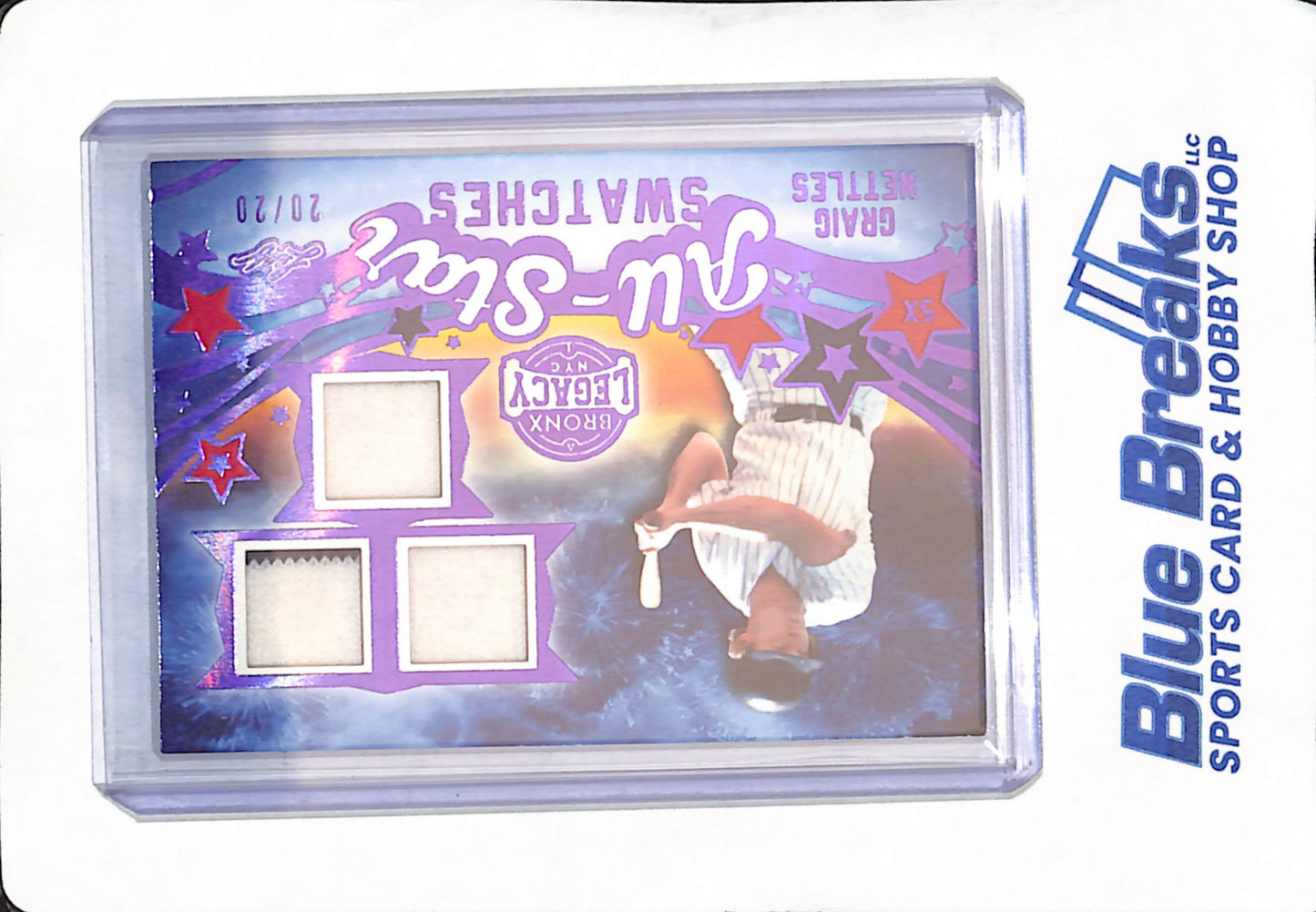 2024 Leaf Bronx Legacy - All-Star Swatches - Graig Nettles - New York Yankees - Triple Relic - Baseball - 20/20 - #AS-10