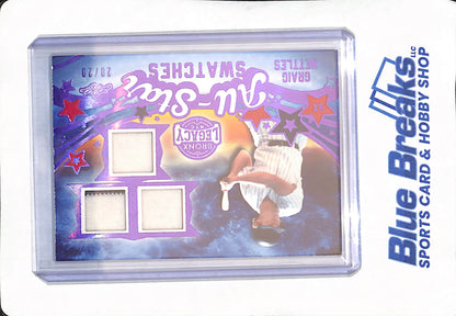 2024 Leaf Bronx Legacy - All-Star Swatches - Graig Nettles - New York Yankees - Triple Relic - Baseball - 20/20 - #AS-10