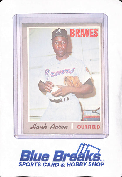 1970 Topps - Hank Aaron - Atlanta Braves - Baseball - #500