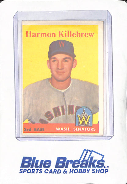 1958 Topps - Harmon Killebrew - Washington Senators - Baseball - #288