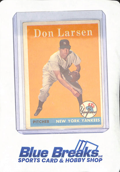 1958 Topps - Don Larsen - New York Yankees - Baseball - #161