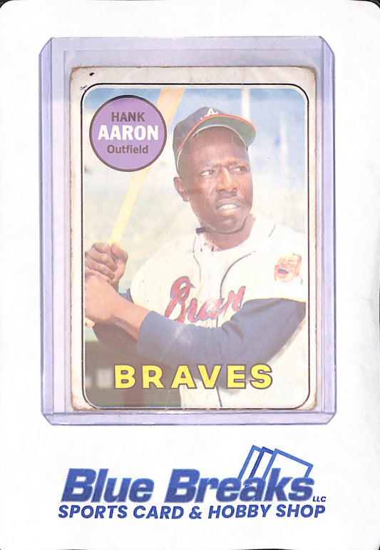 1969 Topps - Hank Aaron - Atlanta Braves - Baseball - #100