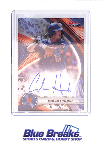 2024 Bowman's Best - Colin Houck - Autograph - New York Mets - Baseball - #B24-CH